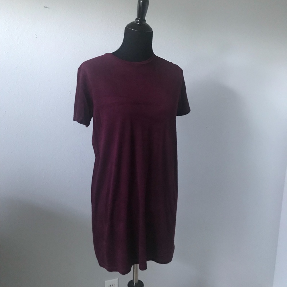 Brandy Melville Maroon Suede Luana